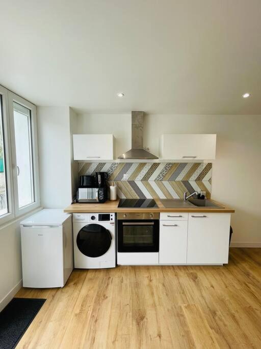 Le Belloc- Suberbe Appartement T1 Bis - Au Calme - Terrasse - Vue Jardin 阿让 外观 照片
