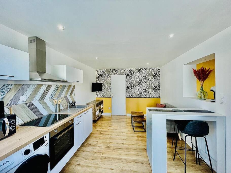 Le Belloc- Suberbe Appartement T1 Bis - Au Calme - Terrasse - Vue Jardin 阿让 外观 照片