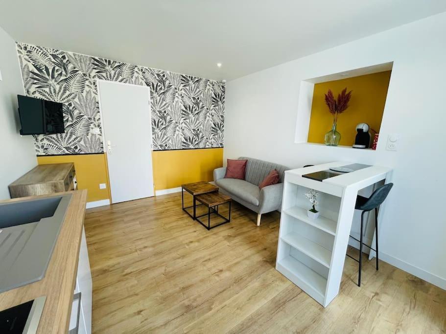 Le Belloc- Suberbe Appartement T1 Bis - Au Calme - Terrasse - Vue Jardin 阿让 外观 照片
